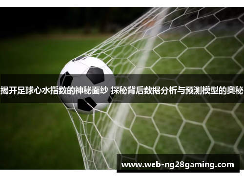 揭开足球心水指数的神秘面纱 探秘背后数据分析与预测模型的奥秘