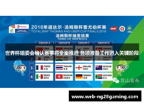 世界杯组委会确认赛事将全面推进 各项准备工作进入关键阶段